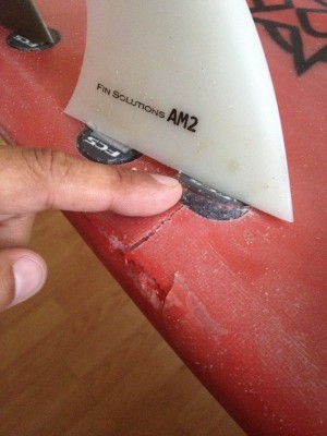 Popped fin plug