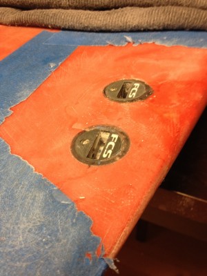 sanded ding repair