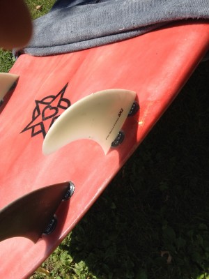 Finished ding repair